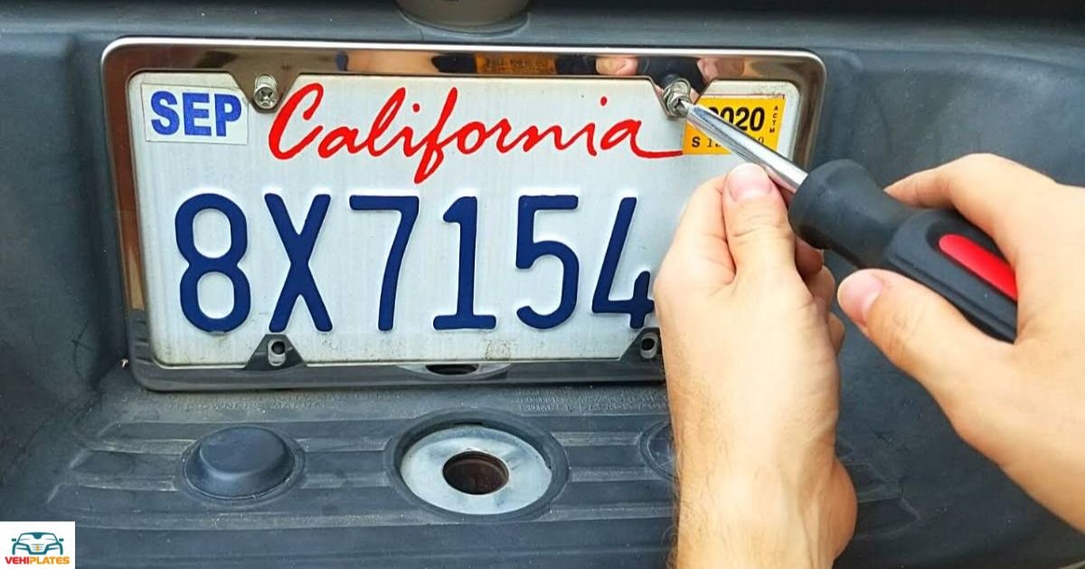 How To Remove License Plate Screws That Are Stuck?