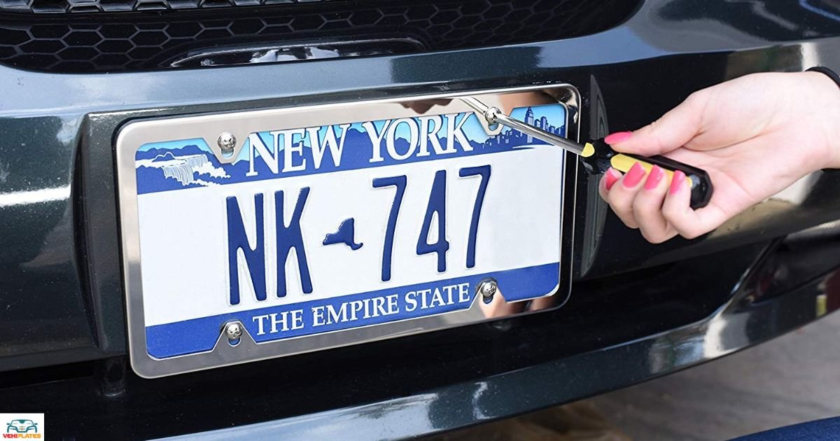 How To Change License Plate Frame?