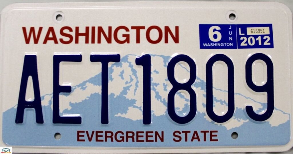 What Mountain Is On Washington License Plate? 2024