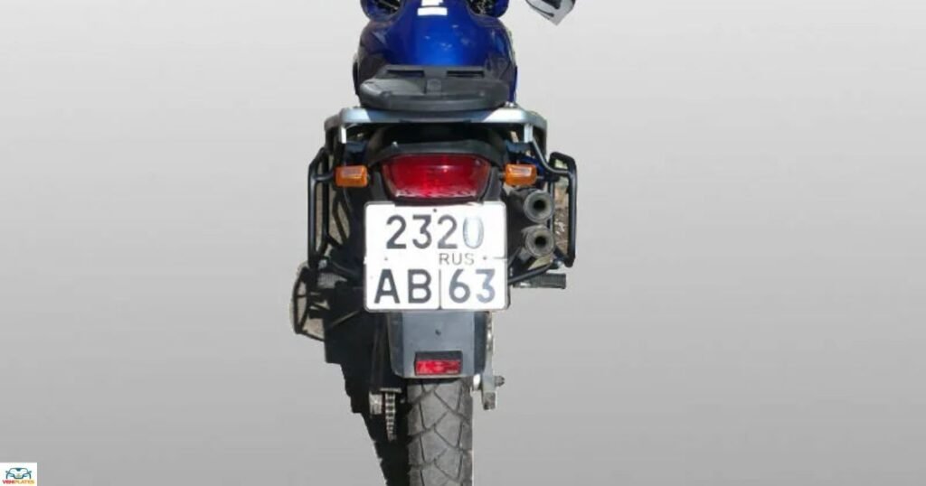 Typical Motorcycle License Plate Sizes